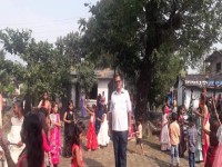 Dasara celebration wiith school childrens
